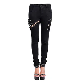 kalhoty gothic DEVIL FASHION Gothic Salem XXL
