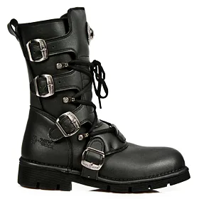 NEW ROCK VEGAN PLANING NEGRO SIN Černá 43